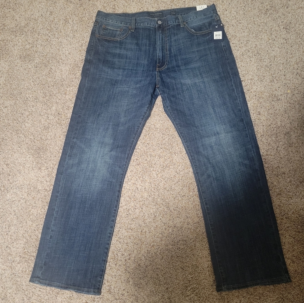 NWT Lucky Brand Men's Dark Blue Straight Jeans